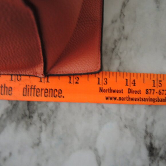 bebe Orange Tote Bag with Short Handles & Crossbody Strap 13" x 13" x 4" New? - Picture 12 of 16